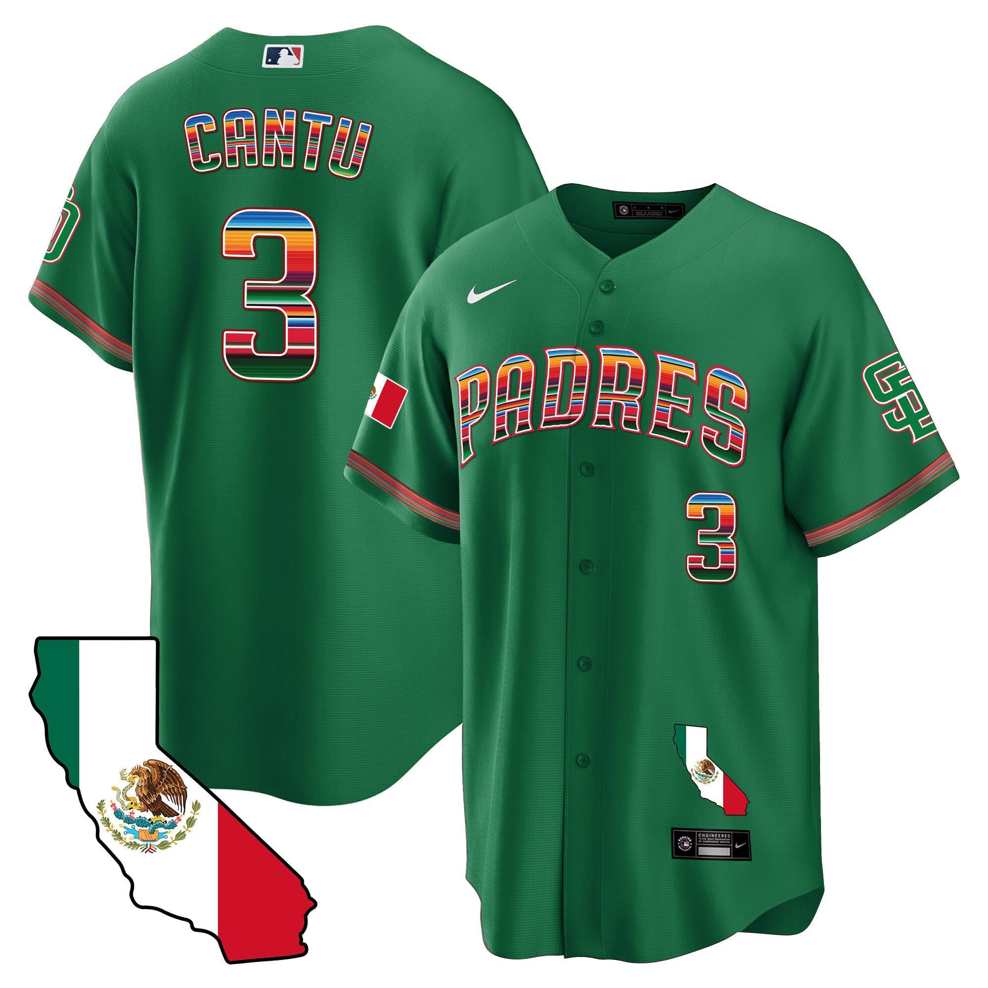 Men’s California Map Cool Base Jersey