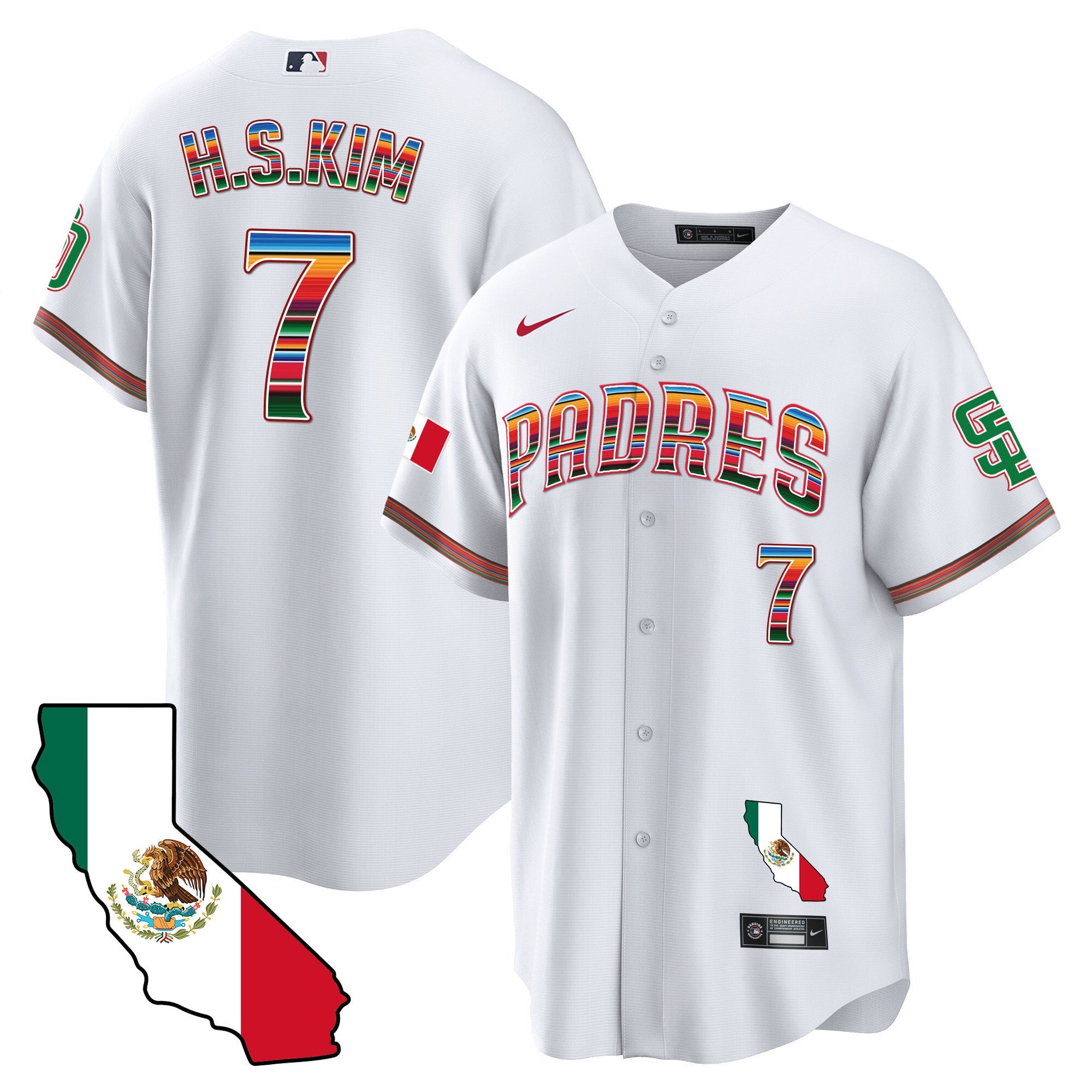 Men’s California Map Cool Base Jersey