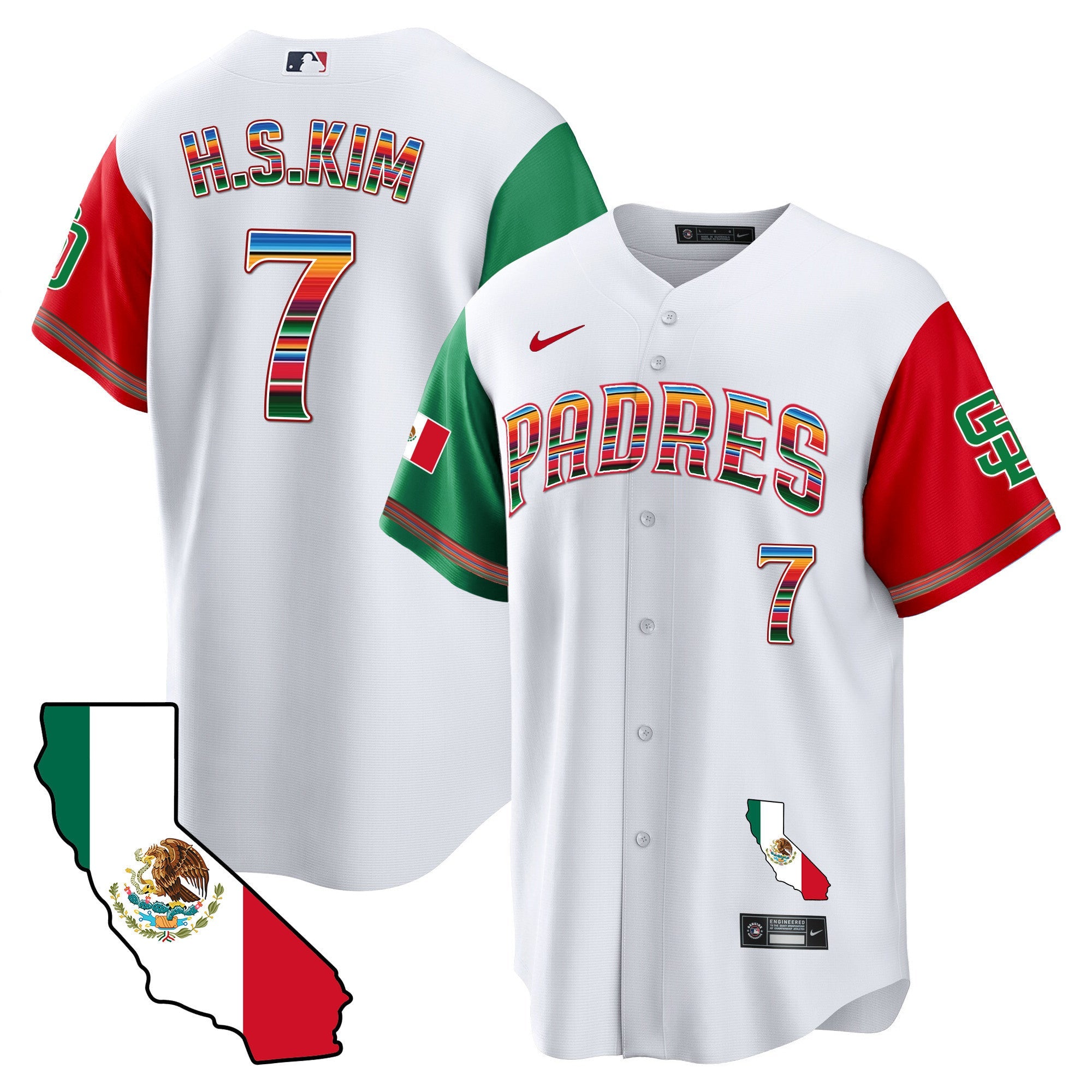Men’s California Map Cool Base Jersey
