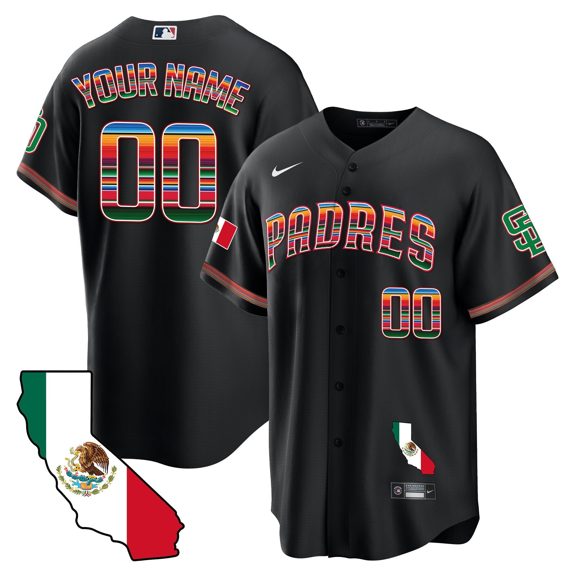 California Map Cool Base Custom Jersey