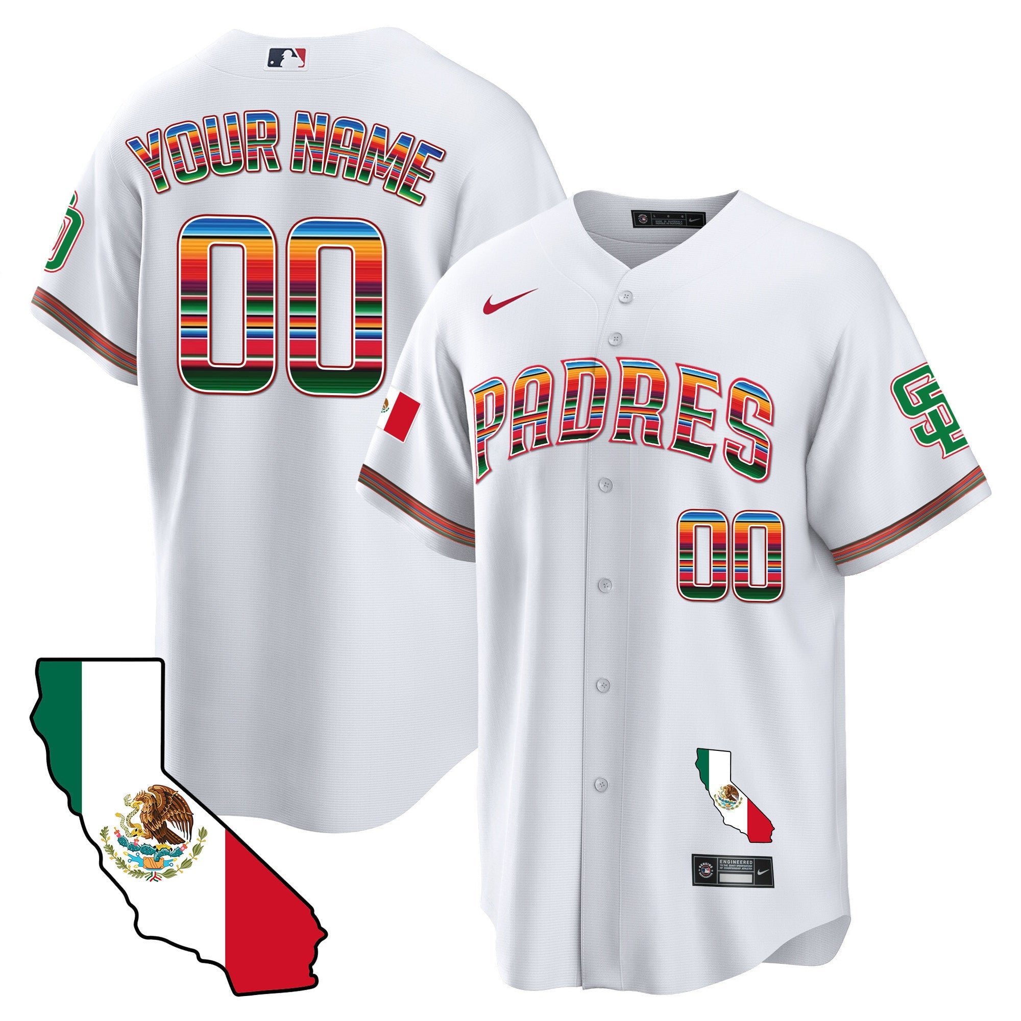 California Map Cool Base Custom Jersey