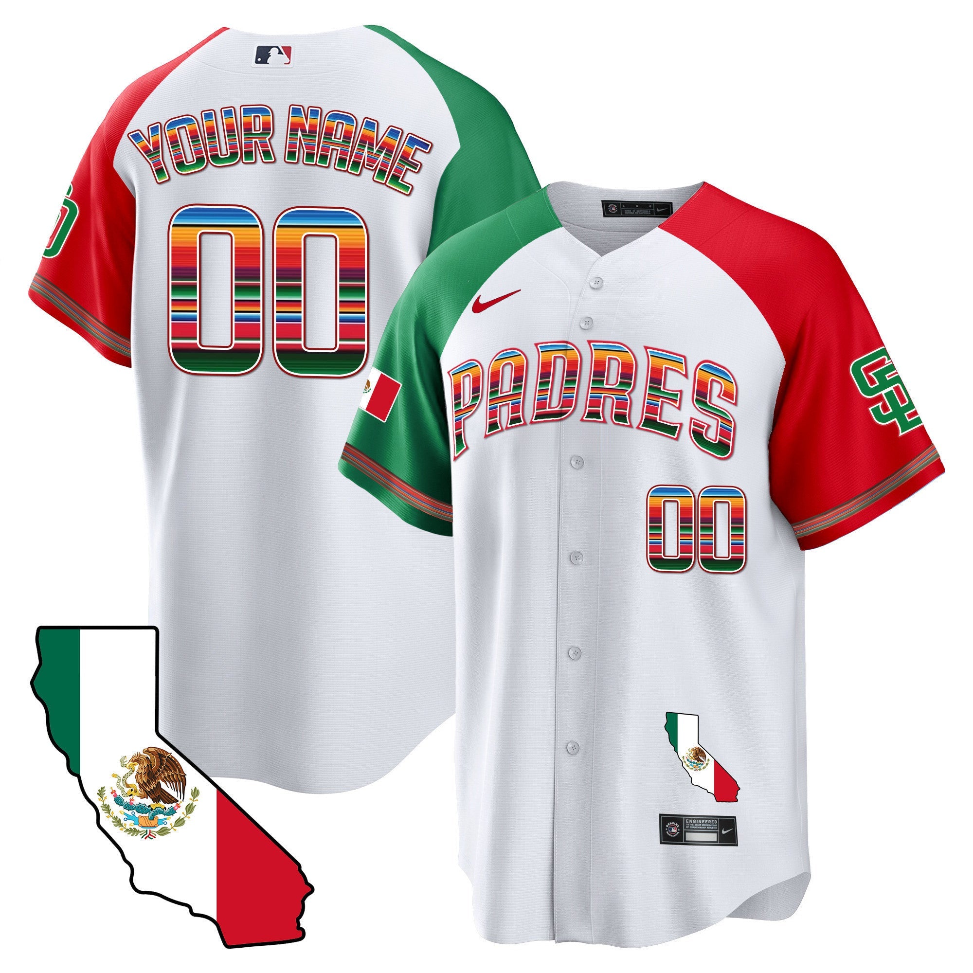 California Map Cool Base Custom Jersey