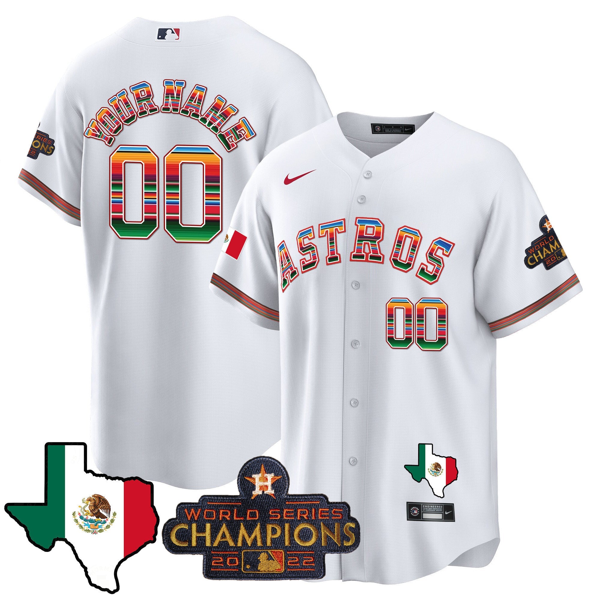 Mexico Texas Map Cool Base Custom Jersey