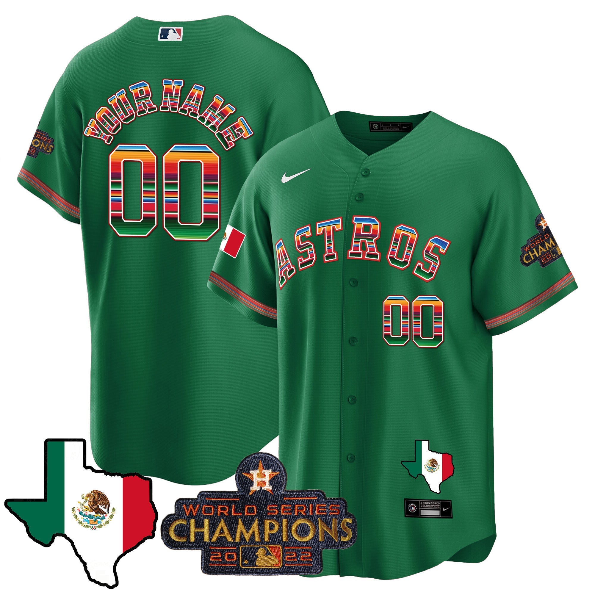 Mexico Texas Map Cool Base Custom Jersey