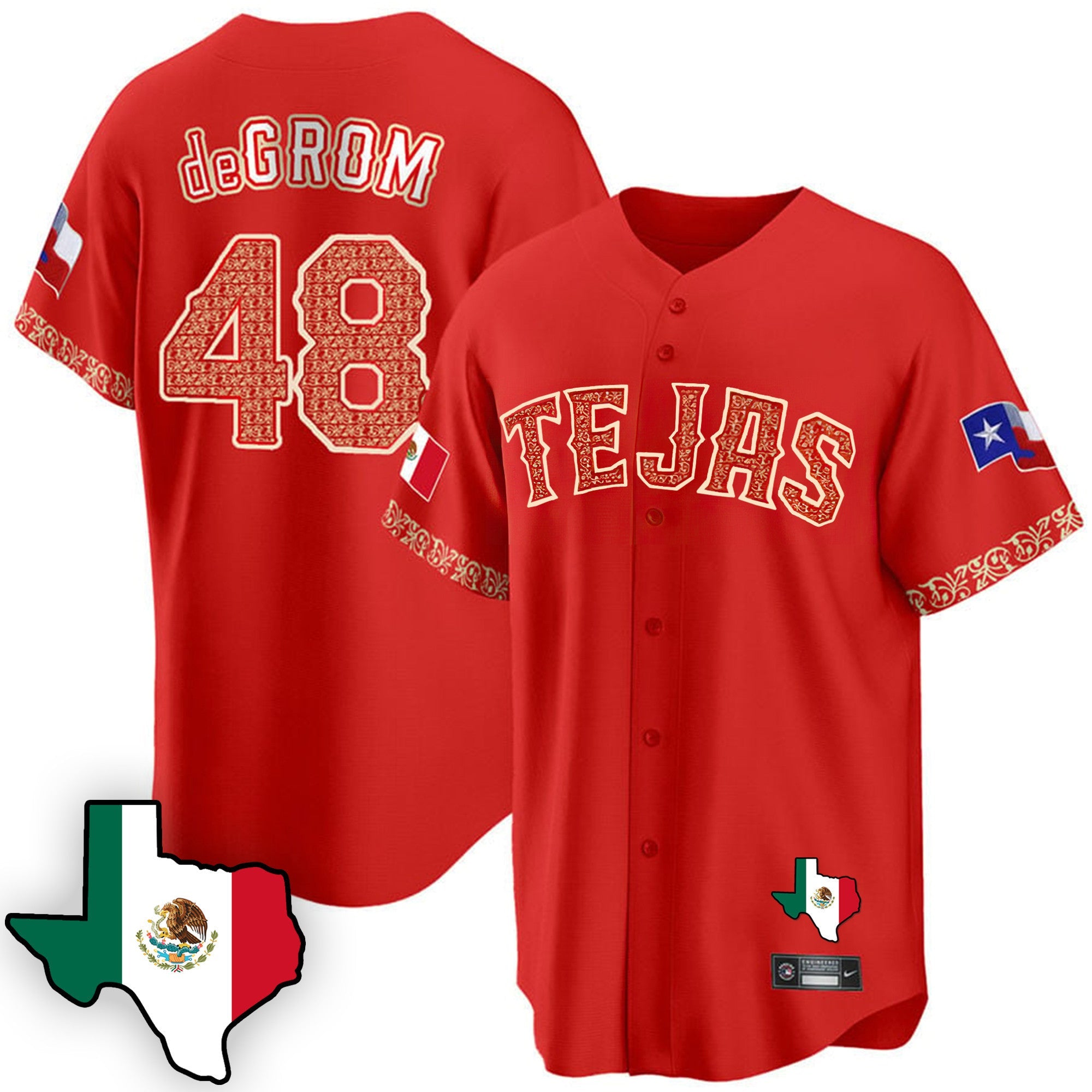 Men’s Texas Mexican Cool Base Jersey V3