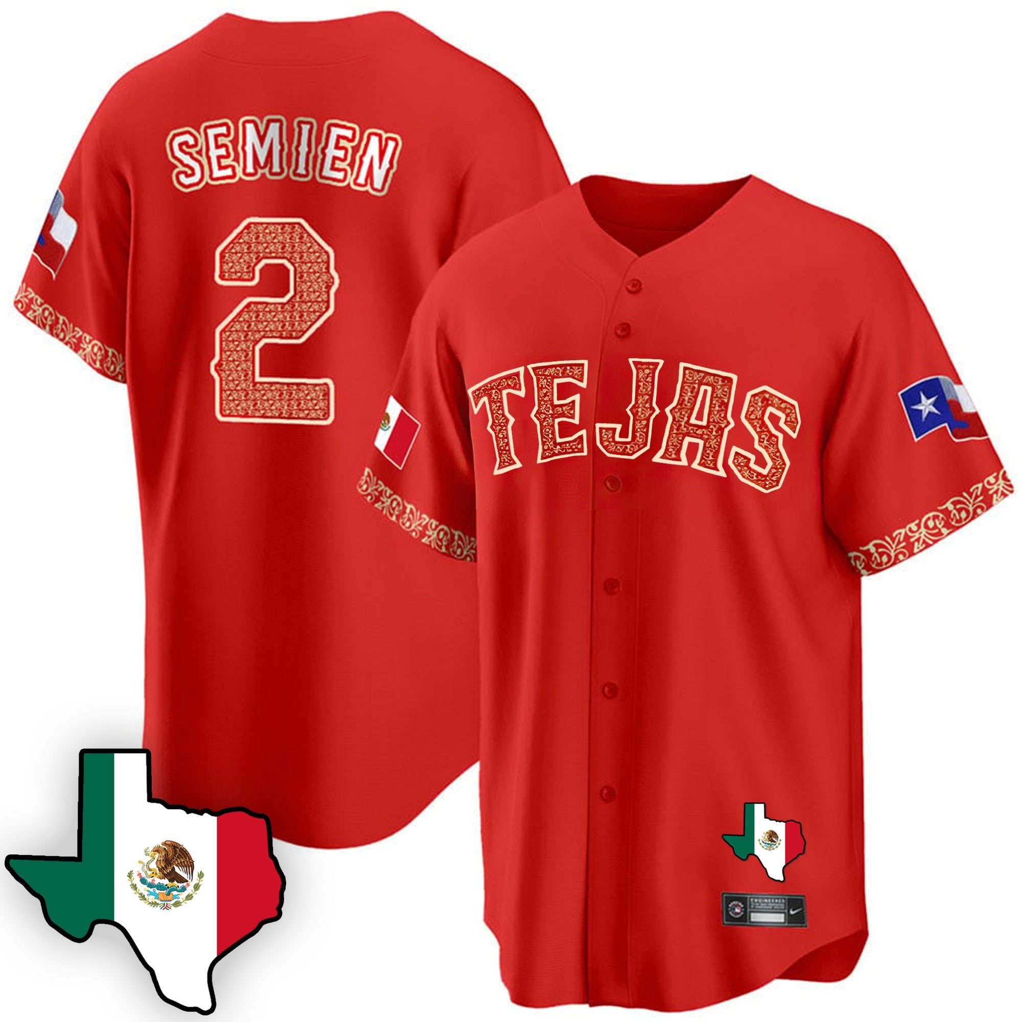 Men’s Texas Mexican Cool Base Jersey V3