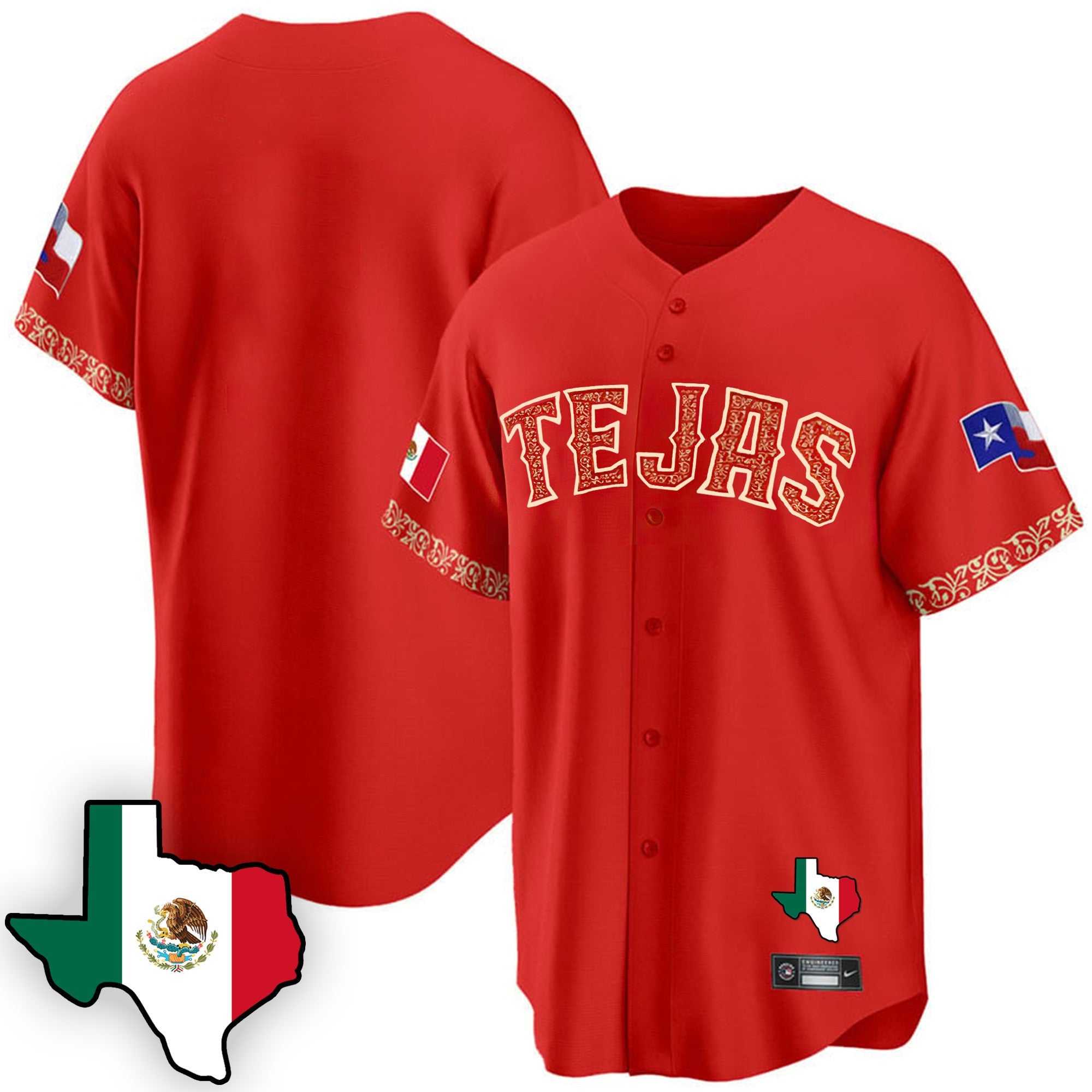 Men’s Texas Mexican Cool Base Jersey V3