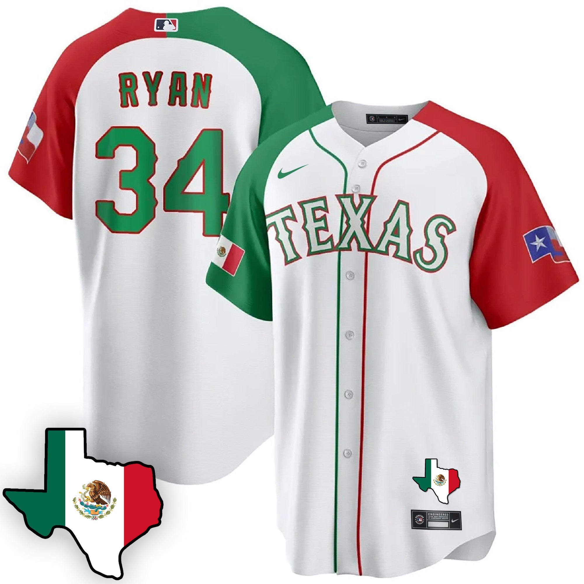 Men’s Texas Mexican Cool Base Jersey V3