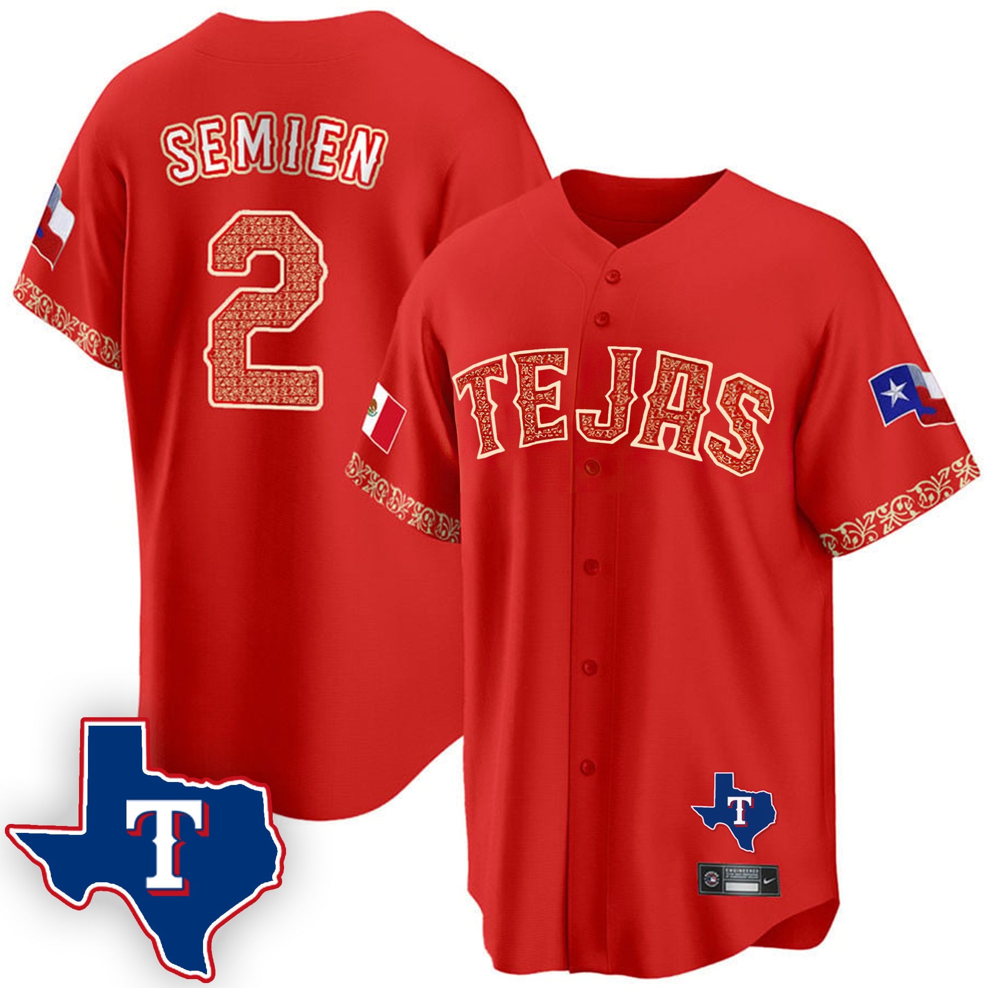 Men’s Texas Mexican Cool Base Jersey V2