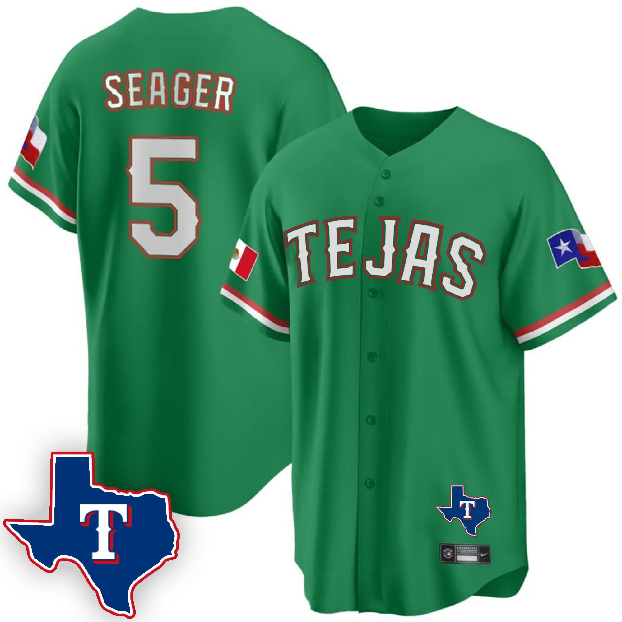 Men’s Texas Mexican Cool Base Jersey V2
