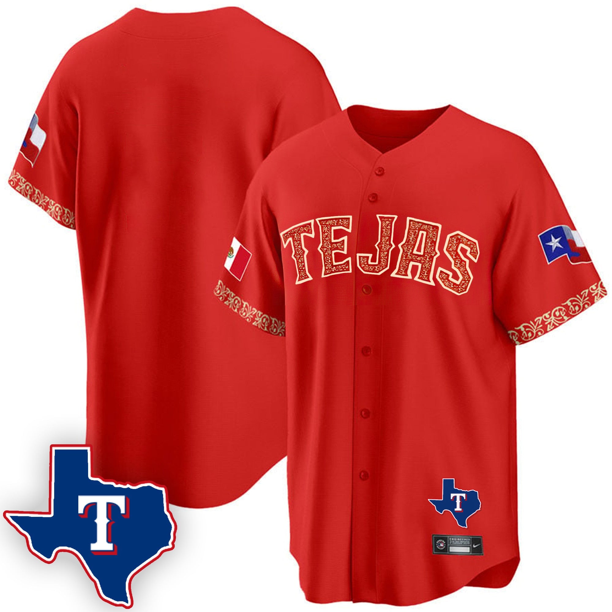 Men’s Texas Mexican Cool Base Jersey V2
