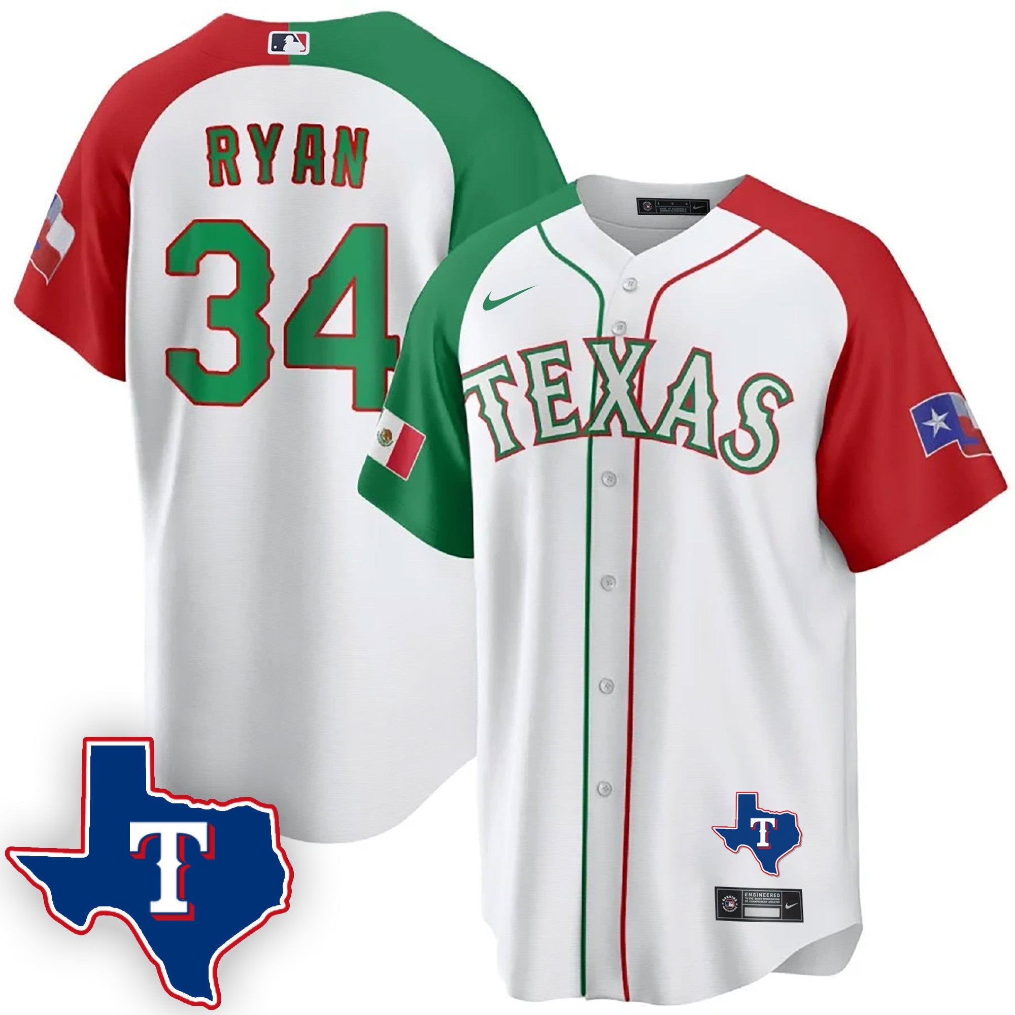 Men’s Texas Mexican Cool Base Jersey V2