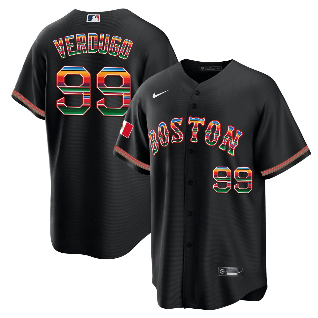 Alex Verdugo Boston Mexico Hispanic Jersey