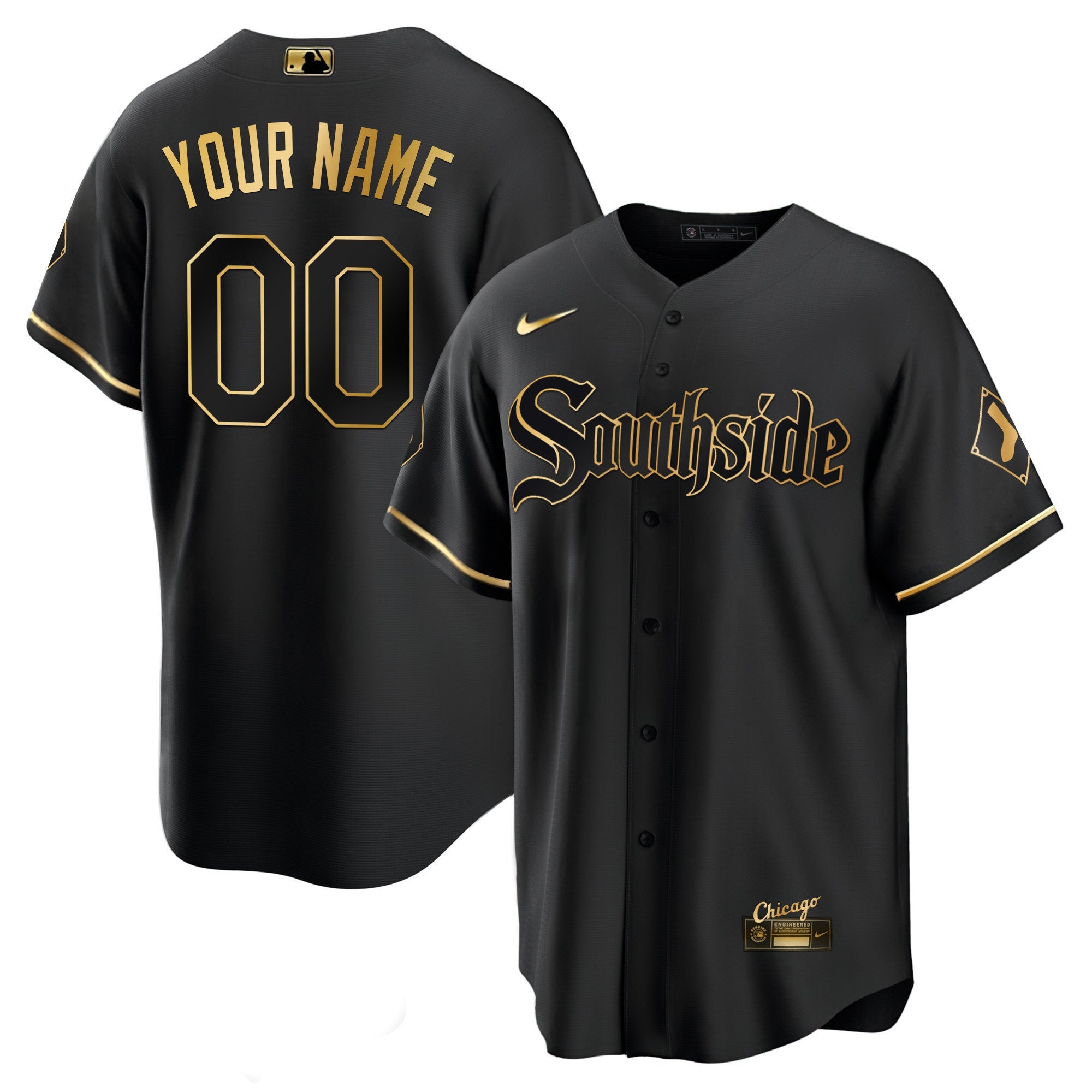 Chicago Gold Baseball Custom Jersey