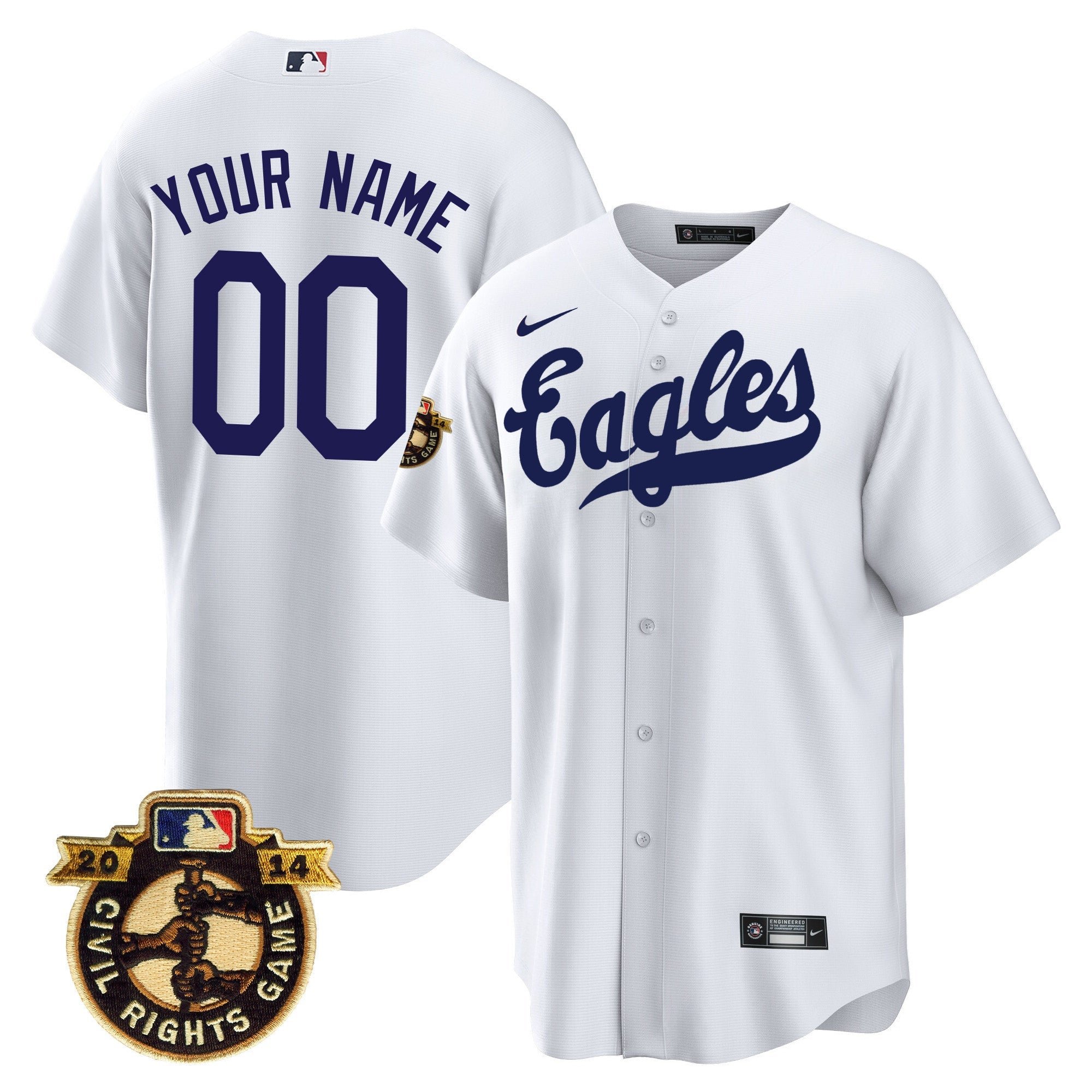 Throwback 1950 Houston Eagles Custom Jersey