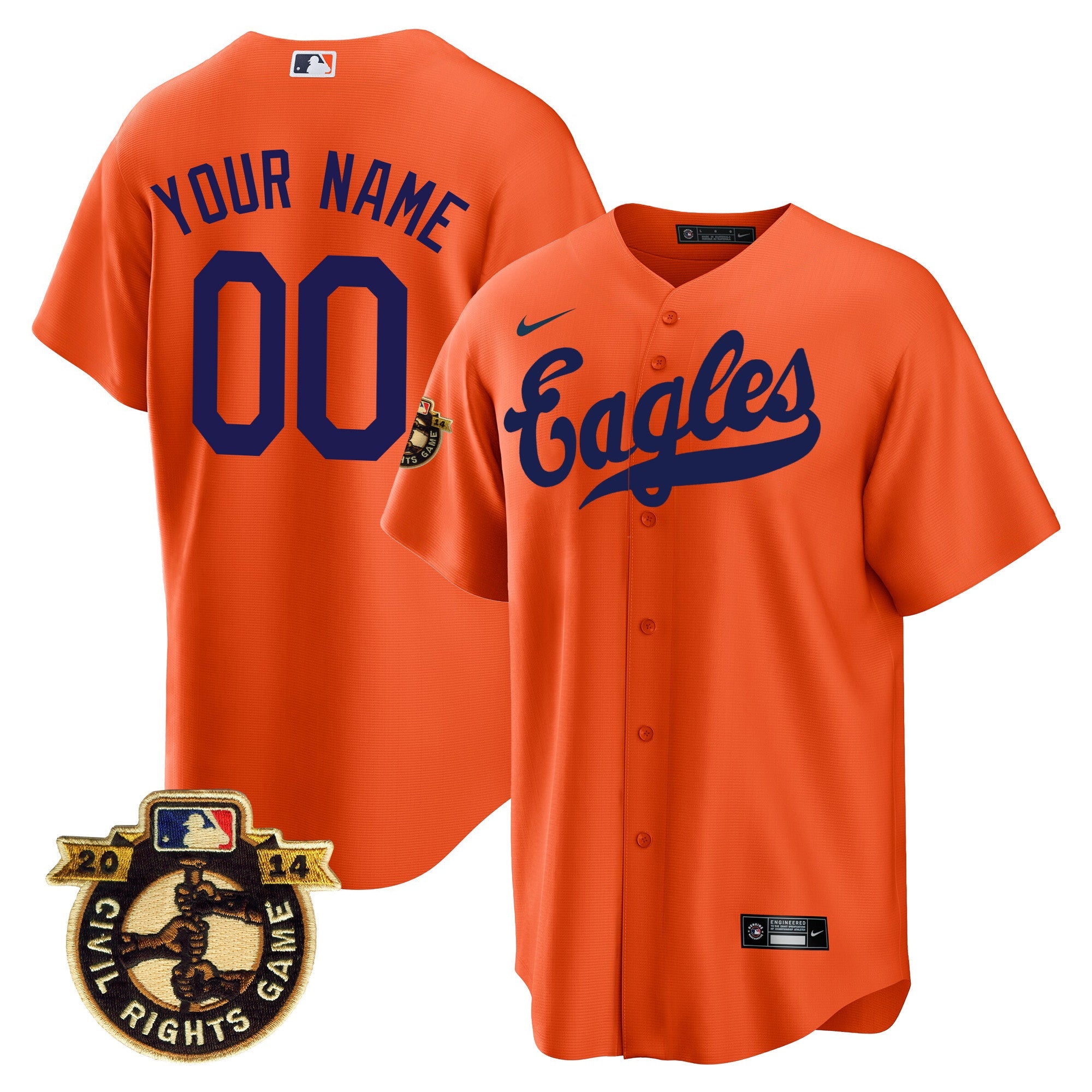 Throwback 1950 Houston Eagles Custom Jersey