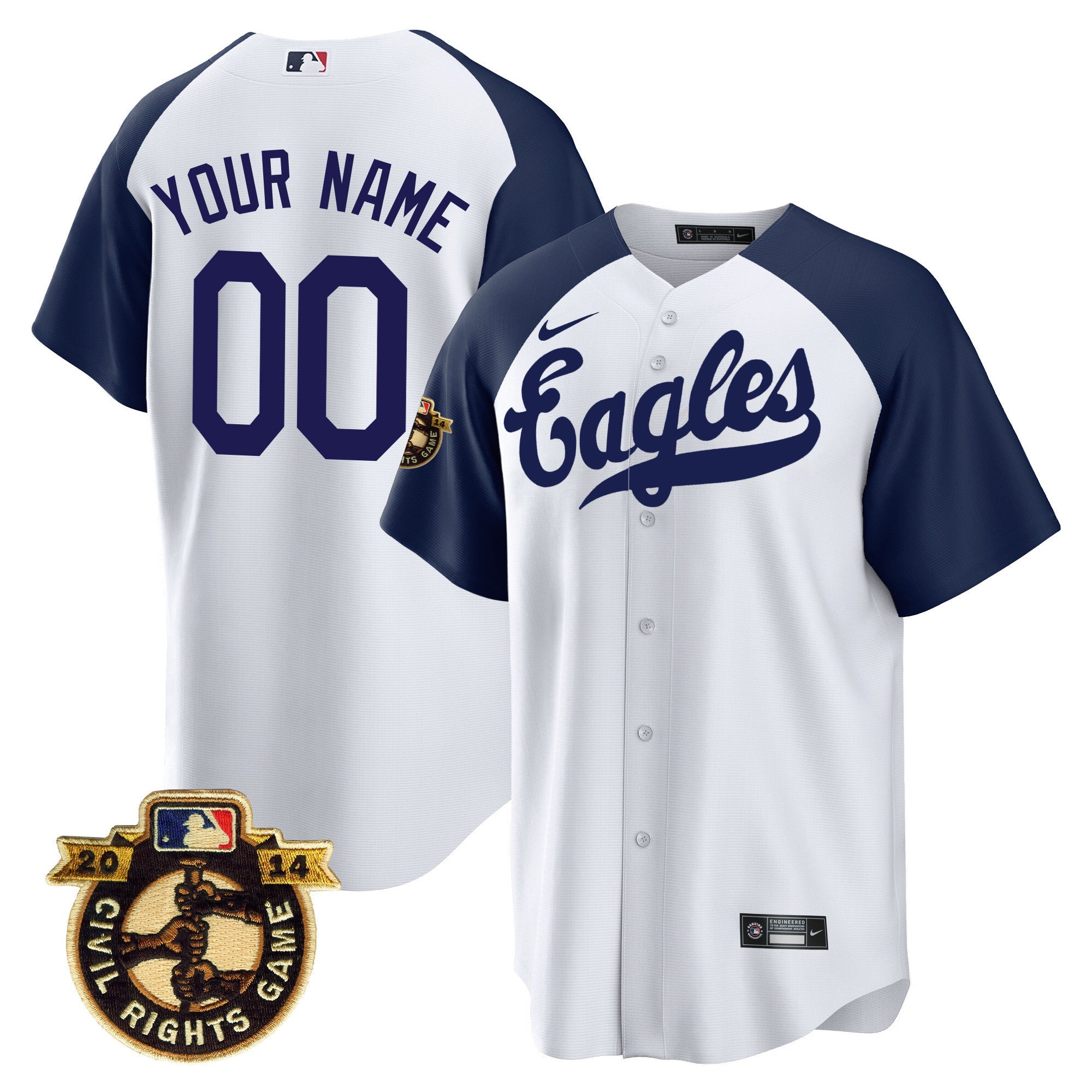 Throwback 1950 Houston Eagles Custom Jersey