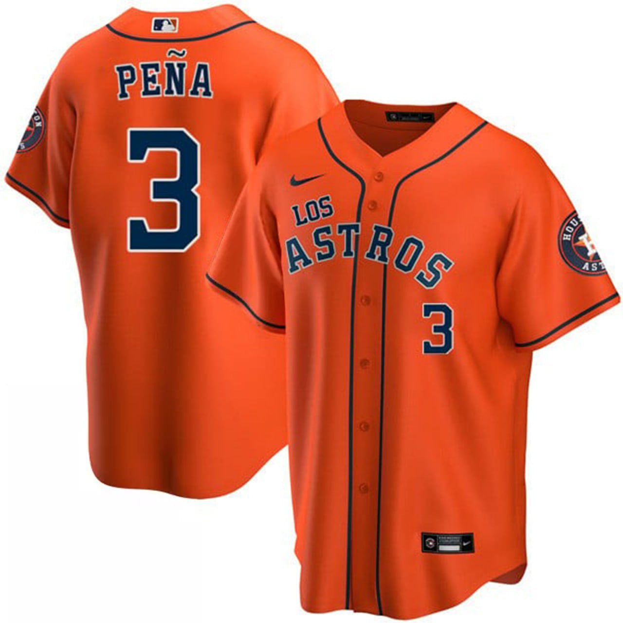 Jeremy Pena Los Orange Jersey