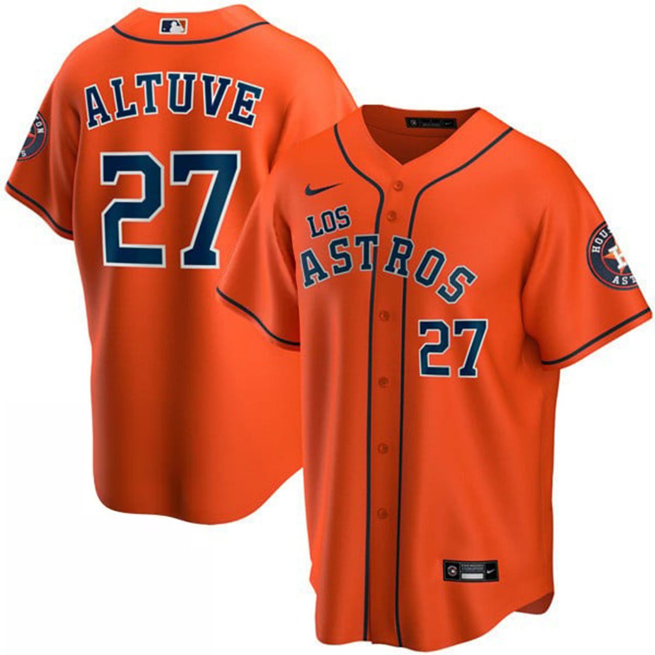 Jose Altuve Los Orange Jersey