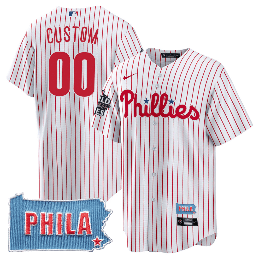 Philadelphia PHILA PA State Patch Custom Jersey