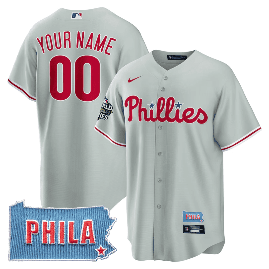 Philadelphia PHILA PA State Patch Custom Jersey