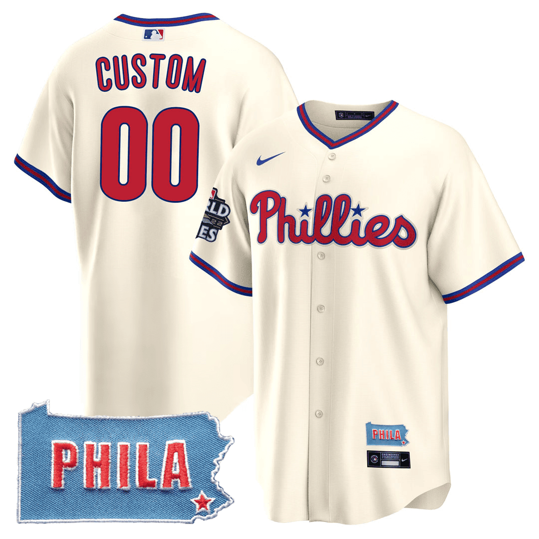 Philadelphia PHILA PA State Patch Custom Jersey
