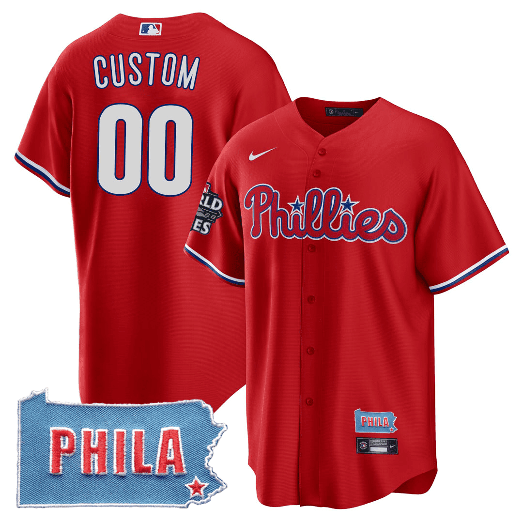 Philadelphia PHILA PA State Patch Custom Jersey