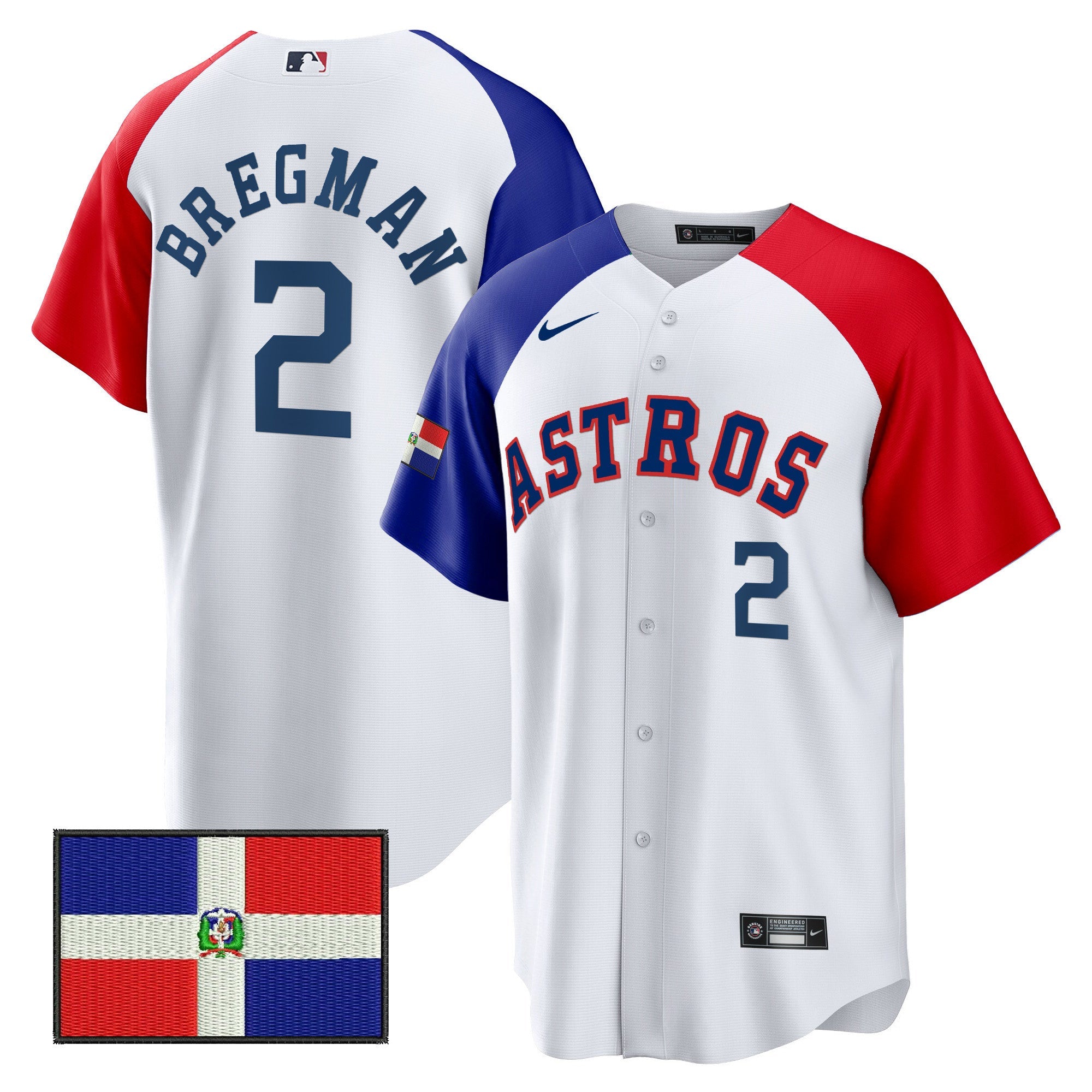 Houston Dominican Republic Flag Jersey