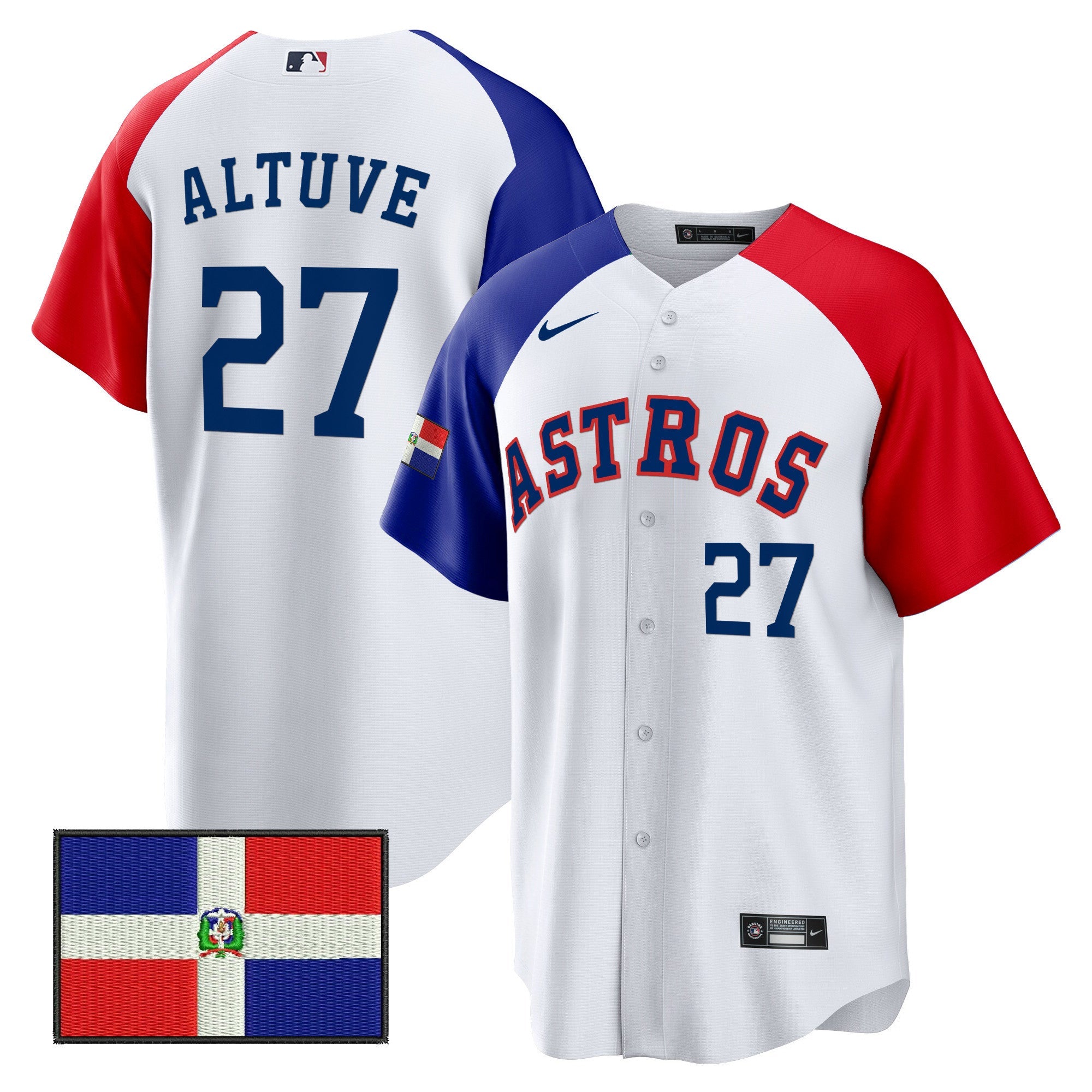 Houston Dominican Republic Flag Jersey