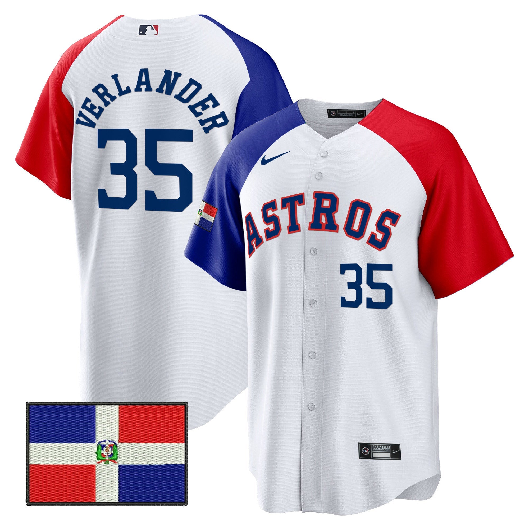 Houston Dominican Republic Flag Jersey