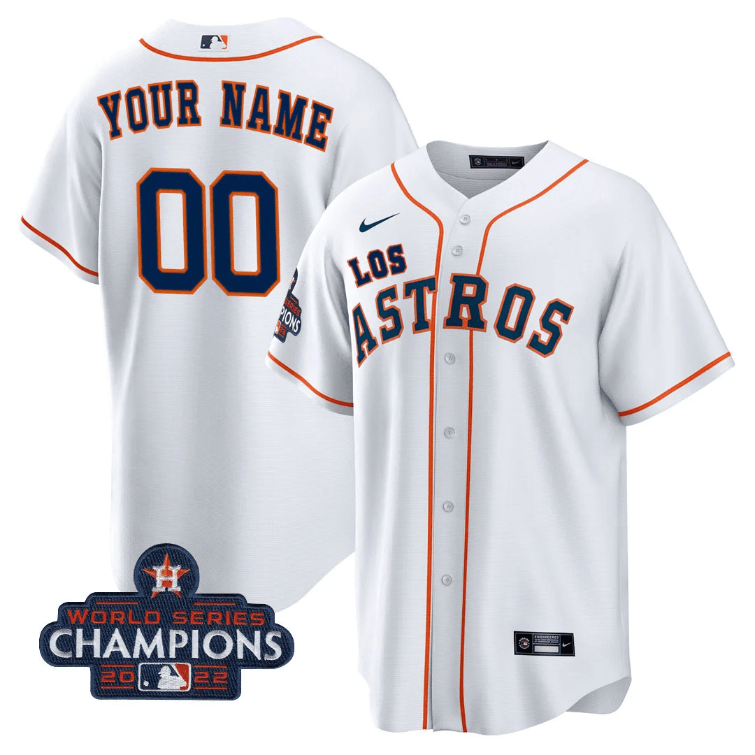 Houston “Los ” Hispanic Heritage Champions Patch Custom Jersey