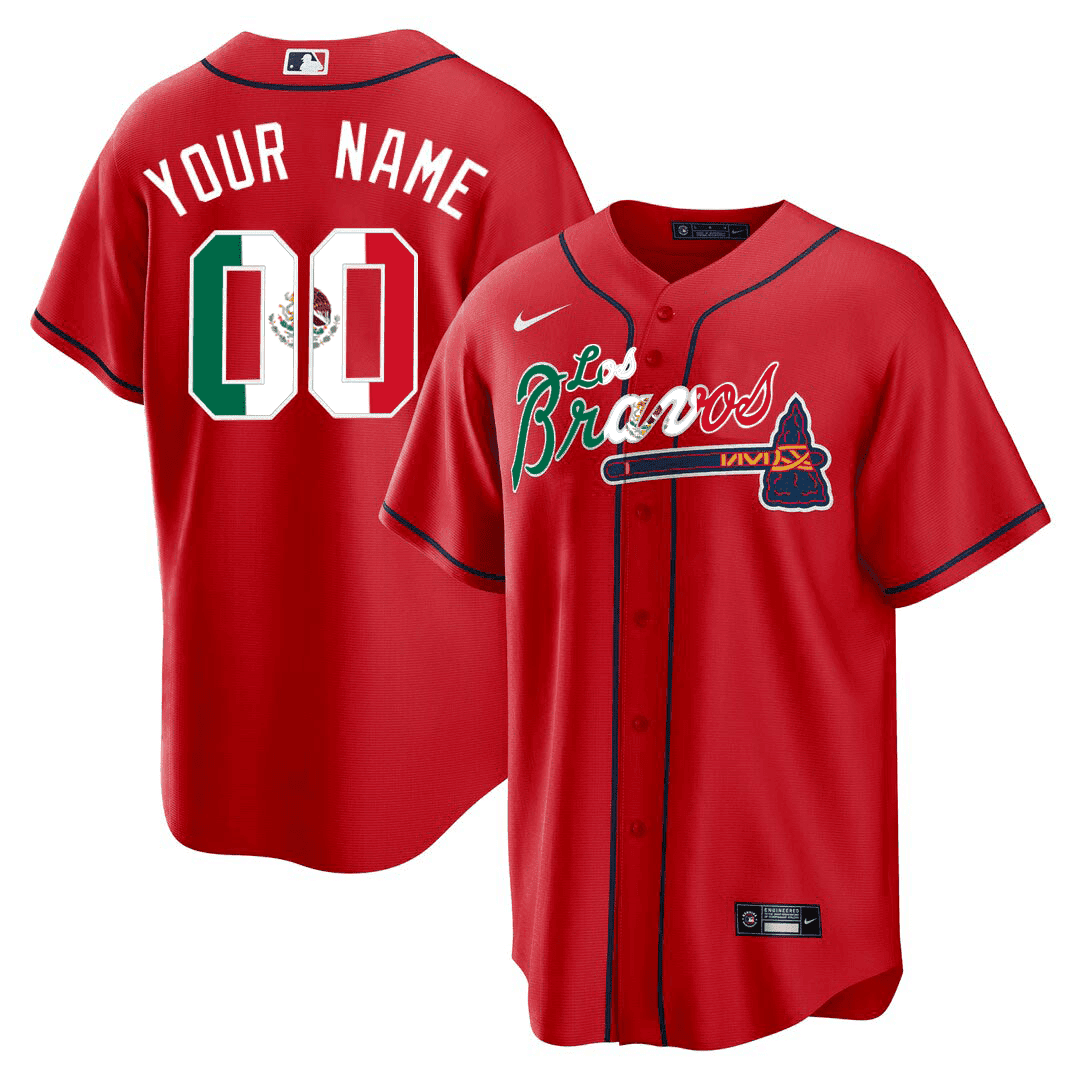 Men’s Atlanta Los Bravos Special Mexico Edition Custom Jersey