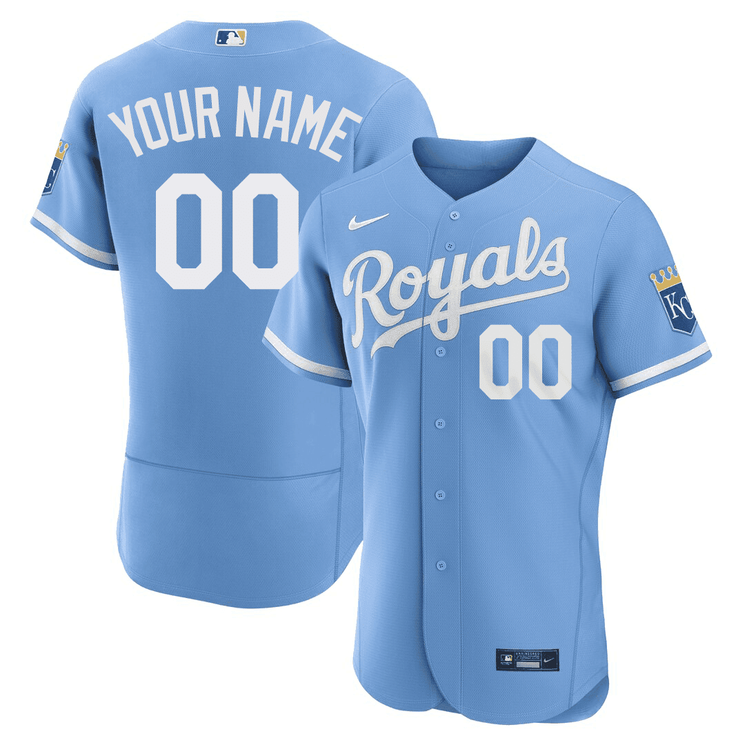 Kansas City Light Blue Custom Jersey