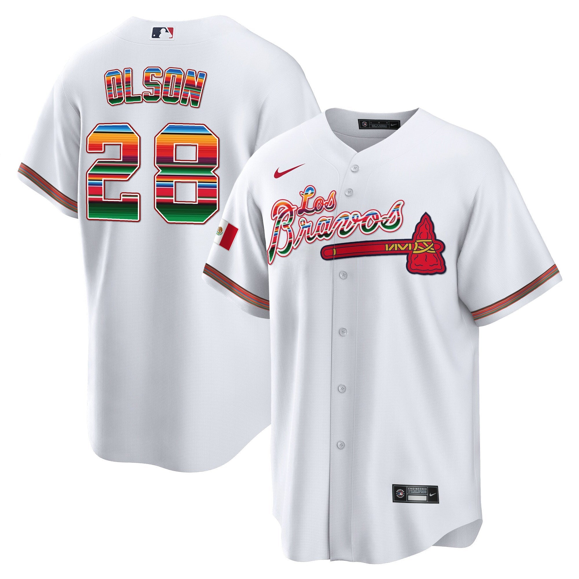 Men’s Atlanta Los Bravos Mexico Jersey