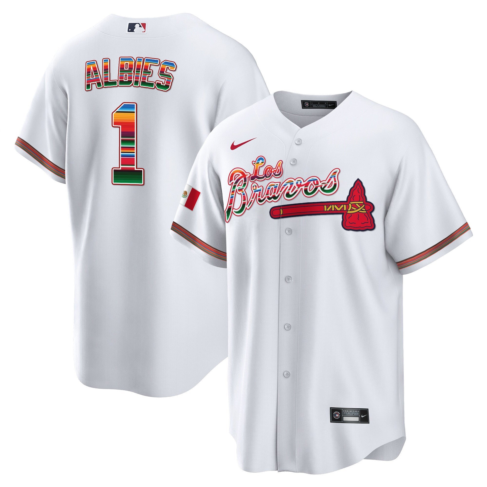 Men’s Atlanta Los Bravos Mexico Jersey