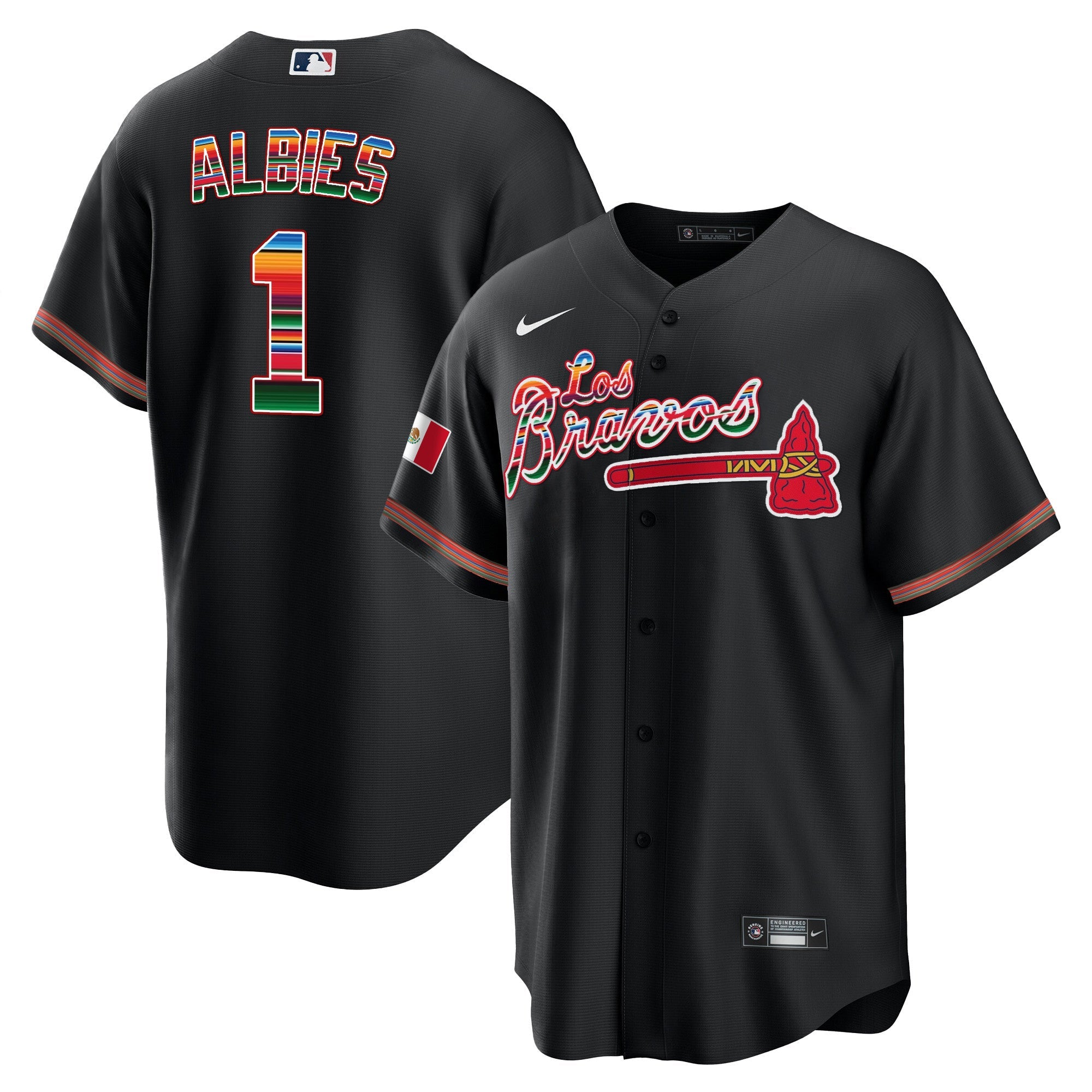 Men’s Atlanta Los Bravos Mexico Jersey