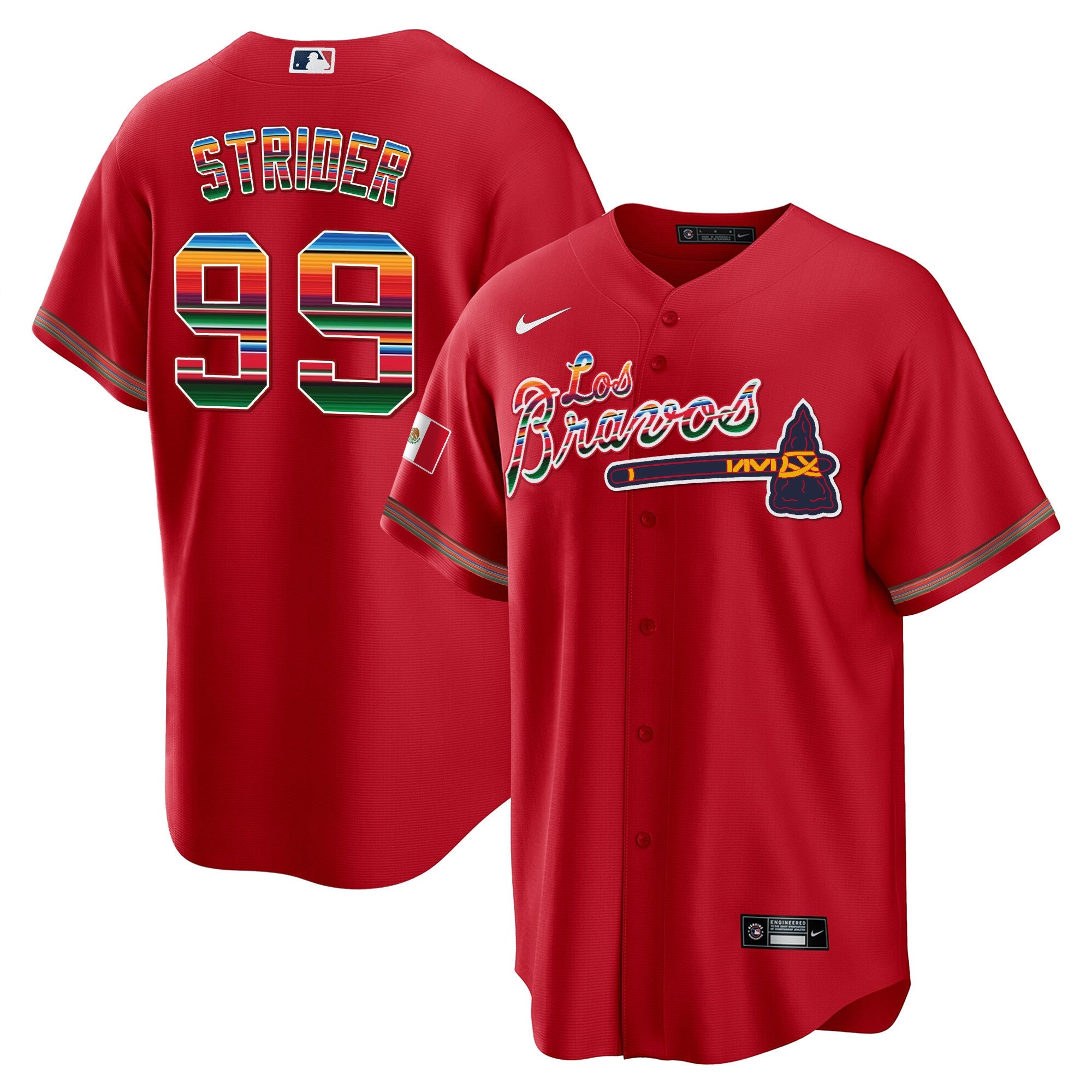 Men’s Atlanta Los Bravos Mexico Jersey