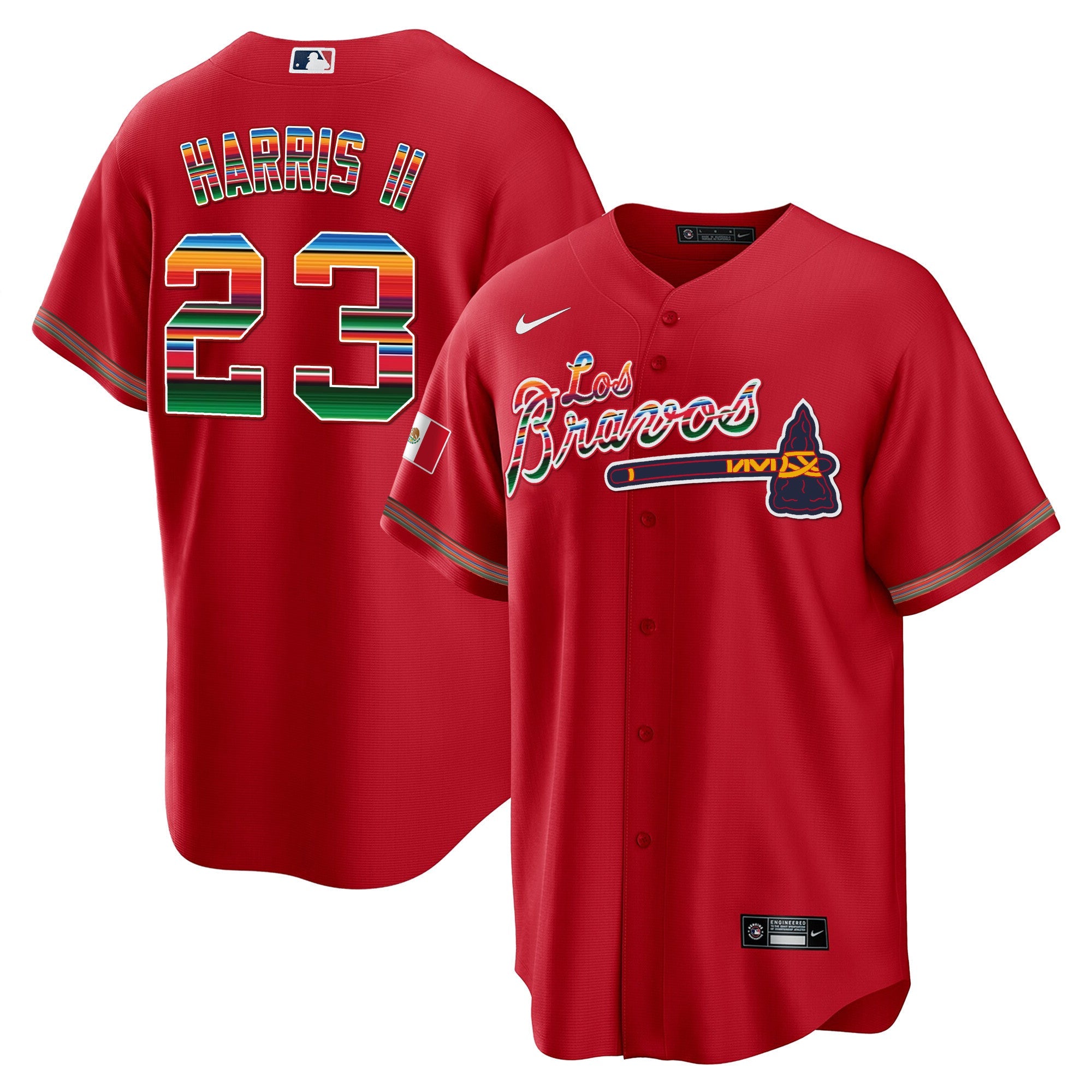 Men’s Atlanta Los Bravos Mexico Jersey