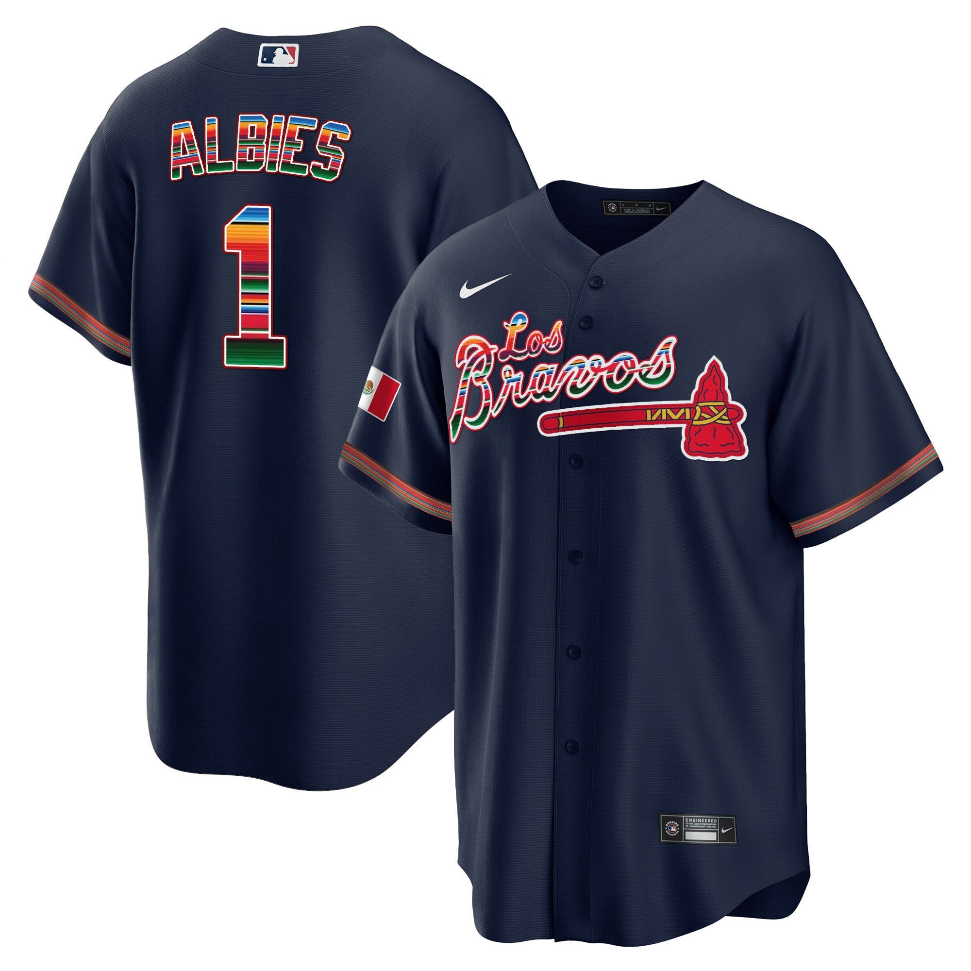 Men’s Atlanta Los Bravos Mexico Jersey
