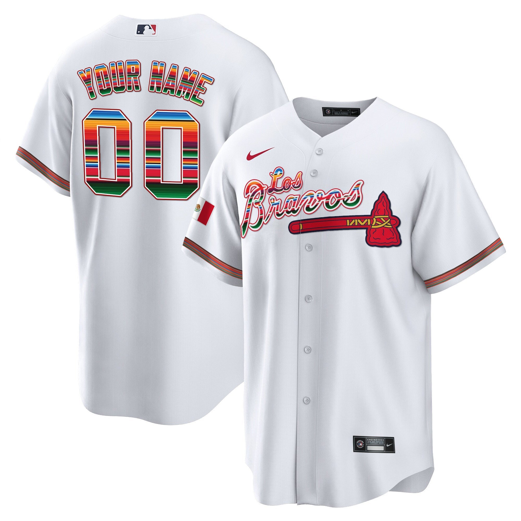 Atlanta Los Bravos Mexico Custom Jersey