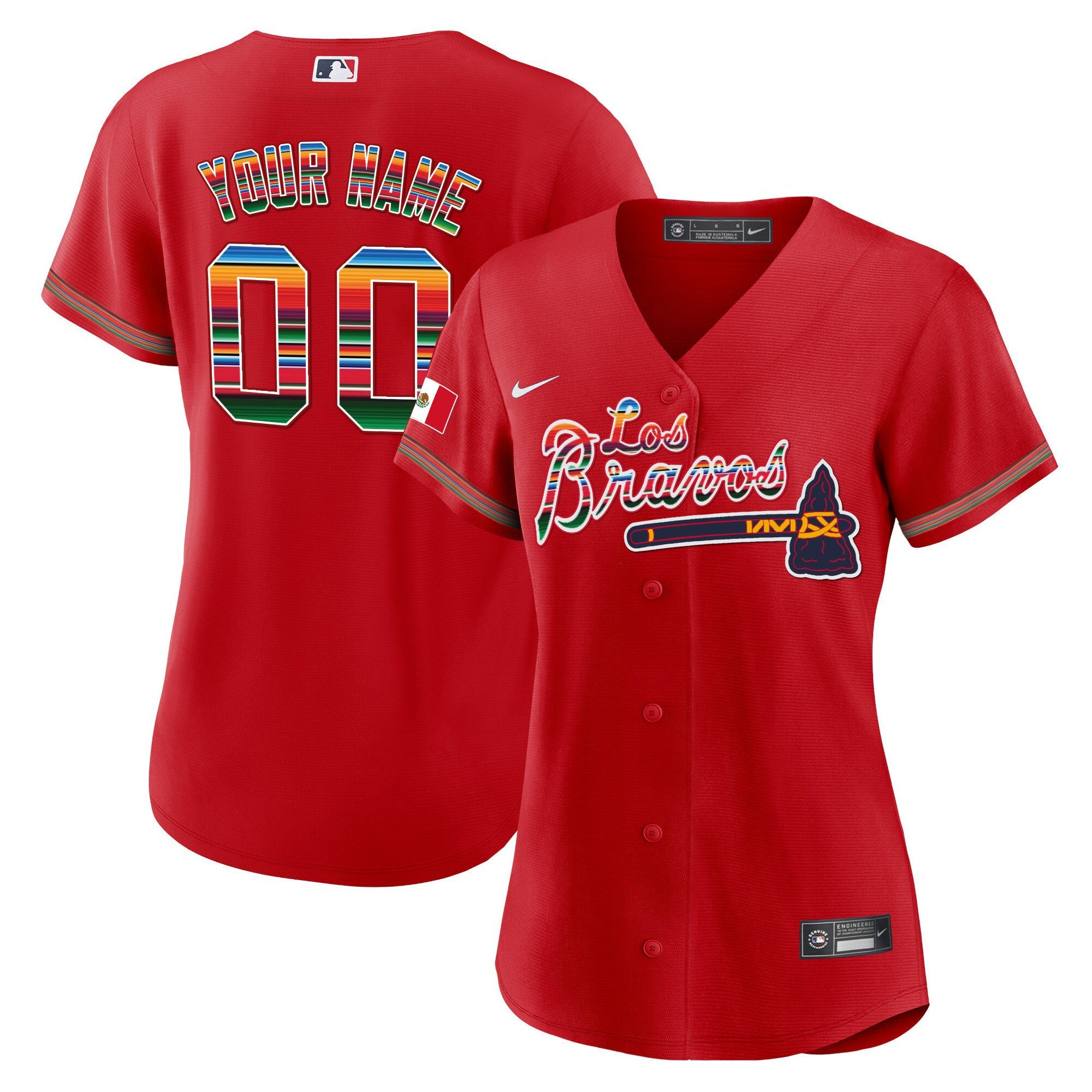 Atlanta Los Bravos Mexico Custom Jersey