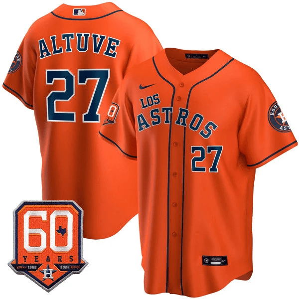 Men’s Houston – “Los ” Hispanic Heritage 60th Anniversary Patch Jersey
