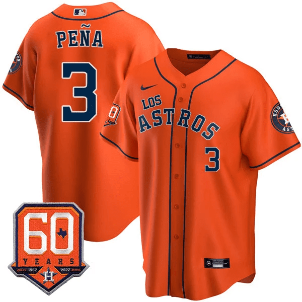Men’s Houston – “Los ” Hispanic Heritage 60th Anniversary Patch Jersey