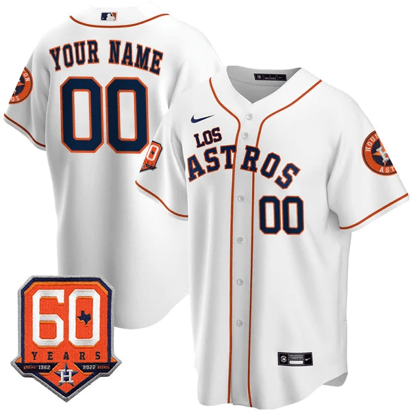 Houston – “Los ” Hispanic Heritage 60th Anniversary Patch Custom Jersey