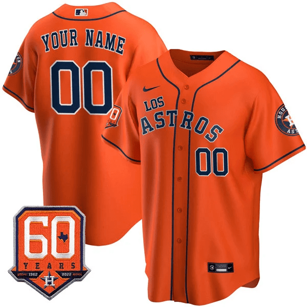 Houston – “Los ” Hispanic Heritage 60th Anniversary Patch Custom Jersey