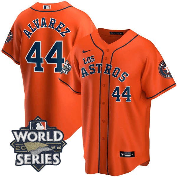 Men’s Houston – “Los ” Hispanic Heritage World Series Patch Jersey