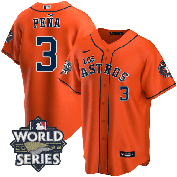 Men’s Houston – “Los ” Hispanic Heritage World Series Patch Jersey