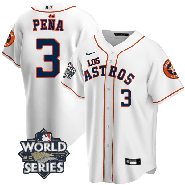 Men’s Houston – “Los ” Hispanic Heritage World Series Patch Jersey