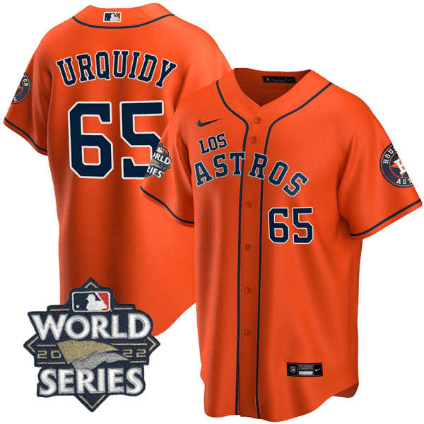 Men’s Houston – “Los ” Hispanic Heritage World Series Patch Jersey