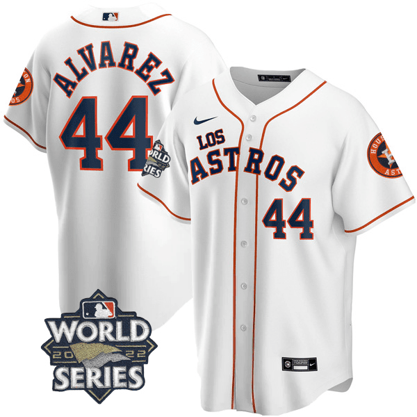Men’s Houston – “Los ” Hispanic Heritage World Series Patch Jersey